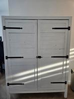 Wandkast opbergkast wit, Ophalen, 200 cm of meer, 150 tot 200 cm, Overige houtsoorten