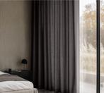 Antreciet 100% linnen gordijnen, 200 cm of meer, Zo goed als nieuw, 200 cm of meer, Grijs
