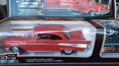 Chevrolet Bel Air 1957 1:18 New Bright rc Draadbesturing Pol, Hobby en Vrije tijd, Modelauto's | 1:18, Zo goed als nieuw, Auto