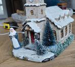 Prachtig Kersttafereel in de vorm van kerk., Ophalen of Verzenden, Zo goed als nieuw