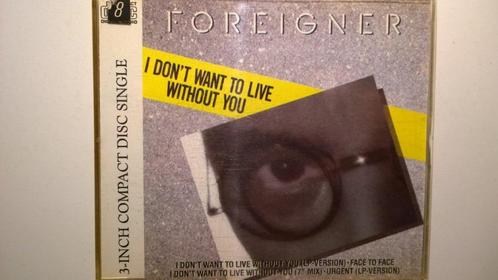 Foreigner ‎- I Don't Want To Live Without You, Cd's en Dvd's, Cd Singles, Zo goed als nieuw, Pop, 1 single, Maxi-single, Ophalen of Verzenden