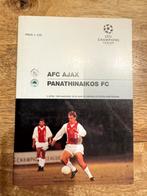 Ajax - Panathinaikos programmaboekje 1996, Verzamelen, Ophalen of Verzenden, Zo goed als nieuw, Ajax, Boek of Tijdschrift