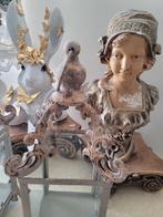 2 antiek look metalen windlichten Clayre & Eef p/st 39.95, Huis en Inrichting, Woonaccessoires | Kandelaars en Kaarsen, Heikant 21 Kaatsheuvel