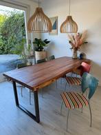 Tafel mangohout uit India, Ophalen, 50 tot 100 cm, Zo goed als nieuw, Vijf personen of meer