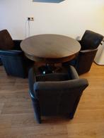 Eetkamerset tafel met stoelen, Ophalen, Gebruikt, 4 tot 6 stoelen