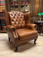 Chesterfield king oorfauteuil, Ophalen, Info@chesterfieldjunkie.nl, Nieuw, Leer