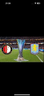 2 kaarten vak E voor Feyenoord - Aston Villa, Tickets en Kaartjes, Twee personen