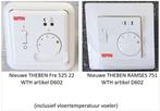 Nieuw Theben Thermostaat Ramses 751 en FRe 525 22 - WTH D602, Doe-het-zelf en Verbouw, Thermostaten, Ophalen of Verzenden, Nieuw