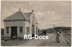 Ansichtkaart - Briefkaart Trein Station RTM Nieuwerkerk 1916, Verzamelen, Ophalen of Verzenden, Voor 1920, Gelopen, Zeeland