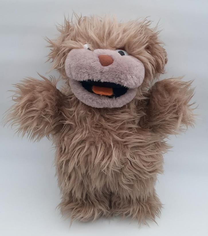 Tommie uit Sesamstraat originele vintage knuffel 1990 35cm, Kinderen en Baby's, Speelgoed | Knuffels en Pluche, Zo goed als nieuw
