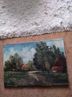 Olieverf schilderij Laren NH 1944, Antiek en Kunst, Ophalen