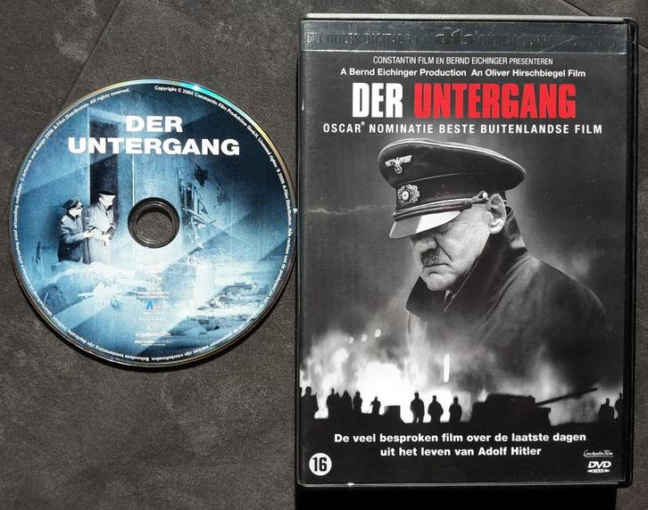 DVD - Der Untergang - Oorlog Film, Cd's en Dvd's, Dvd's | Drama, Zo goed als nieuw, Waargebeurd drama, Vanaf 12 jaar, Ophalen of Verzenden