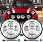 7" chrome LED koplampen Classic MINI NIEUW !!!, Nieuw, Ophalen of Verzenden, Oldtimer onderdelen