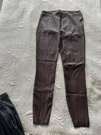 leren broek, Kleding | Dames, Maat 38/40 (M), Bruin, Ophalen of Verzenden, Zo goed als nieuw