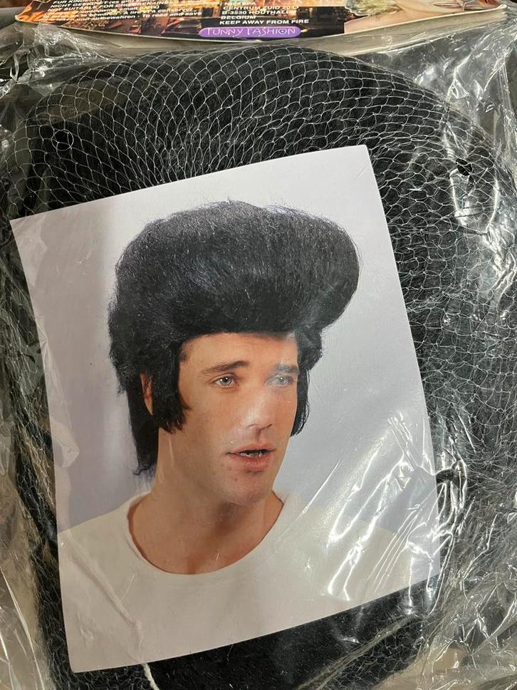 Elvis Pruik - Rock 'n' Roll Look!, Kleding | Dames, Hoeden en Petten, Nieuw, Hoed, One size fits all, Ophalen