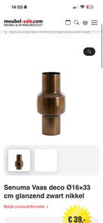 GEZOCHT; Light en living vaas Senuma 16 x 33 cm, Ophalen of Verzenden, Zo goed als nieuw, Overige kleuren, Minder dan 50 cm