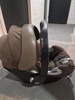 Autostoel Cybex Aton Q Plus Khaki + Cybex Base Q-fix ISOFIX, Gebruikt, Isofix, 0 t/m 13 kg, Ophalen