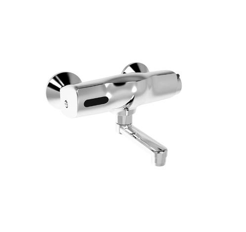 HANSA HANSAELCTRA SENSOR WANDWASTAFELRAAN CHROOM, Doe-het-zelf en Verbouw, Sanitair, Nieuw, Kraan, Chroom, Ophalen of Verzenden