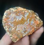 Agaat met Jaspis edelsteen natuursteen stenen verzameling, Ophalen of Verzenden