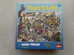 2x Thats life puzzel 1000 en 1x Comic 1000 sukkes puzzel, Ophalen of Verzenden, 500 t/m 1500 stukjes, Zo goed als nieuw, Legpuzzel