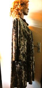 Yoek tuniek jurk wijd model a lijn slangenprint 54/56 XXL, Yoek, Bruin, Maat 46/48 (XL) of groter, Ophalen of Verzenden