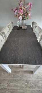 Bommel Eettafel - Serie met Wijnkast & TV Meubel, Huis en Inrichting, Tafels | Eettafels, Ophalen, Gebruikt, 200 cm of meer, 50 tot 100 cm