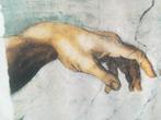 Hand van God Michelangelo ingelijst NIEUW, Ophalen of Verzenden
