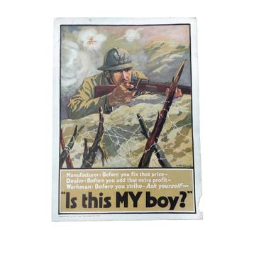 WWI US Pamphlet Is This MY Boy? beschikbaar voor biedingen
