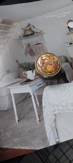 BROCANT OUD rond  PILLENDOOSJE -  PILLEN-DOOS-JE, Ophalen of Verzenden