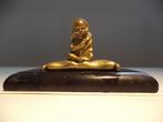 ART NOUVEAU Jugendstil goud verguld brons Secession desktop, Ophalen of Verzenden