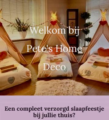Slaapfeestje tipi tentjes  beschikbaar voor biedingen