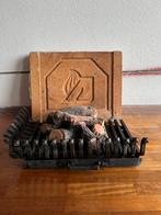 Oude gas haard met haardtegel GasUnie 1952, Huis en Inrichting, Haarden, Ophalen, Gebruikt, Vrijstaande haard, Elektrische haard