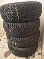 4 stuk winterbanden ZGAN Goodyear 195 55 16 zeer goed profil, Ophalen