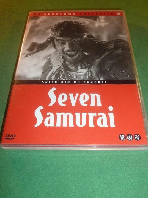 Seven samurai Akira Kurosawa dvd, Cd's en Dvd's, Dvd's | Filmhuis, Zo goed als nieuw, Azië, Ophalen of Verzenden