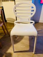 Witte designer eetkamer stoelen, Huis en Inrichting, Stoelen, Gebruikt, Ophalen