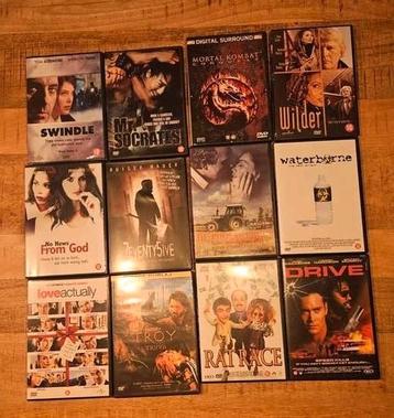 12 films op DVD z.g.a.n. beschikbaar voor biedingen