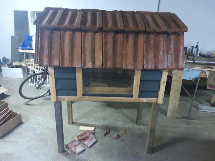 (Nacht )Hok voor konijn of kip, Dieren en Toebehoren, Knaagdieren en Konijnen | Hokken en Kooien, Nieuw, Hok, 90 cm of meer, 75 tot 110 cm