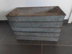 Zinken bak lade industriele magazijnbak 5 st stapelbaar, Gebruikt, Minder dan 30 cm, Ophalen of Verzenden, Metaal