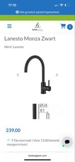 Lanesto Monza Sturdy RVS NIEUW, Doe-het-zelf en Verbouw, Ophalen of Verzenden, Nieuw, Rvs, Kraan