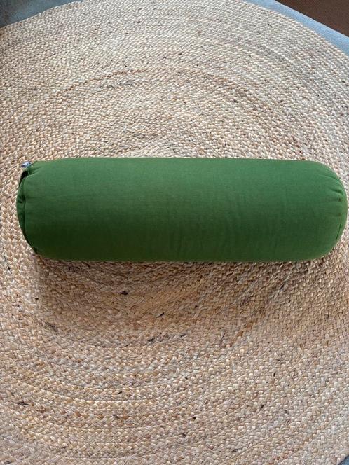 Yoga bolster(s) - merk Bodhi - kleur groen, Sport en Fitness, Yoga en Pilates, Gebruikt, Yoga-accessoire, Ophalen