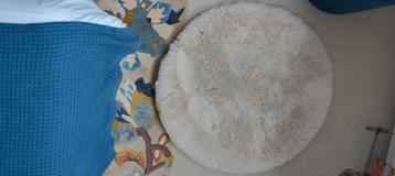 Vloerkleed rond Galaxy hoogpolig 80 cm bij bed/kinderkamer beschikbaar voor biedingen