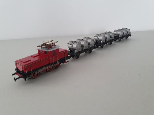 Marklin H0 2874 4 delige set met E63 loc van de DB, Hobby en Vrije tijd, Modeltreinen | H0, Zo goed als nieuw, Treinset, Wisselstroom