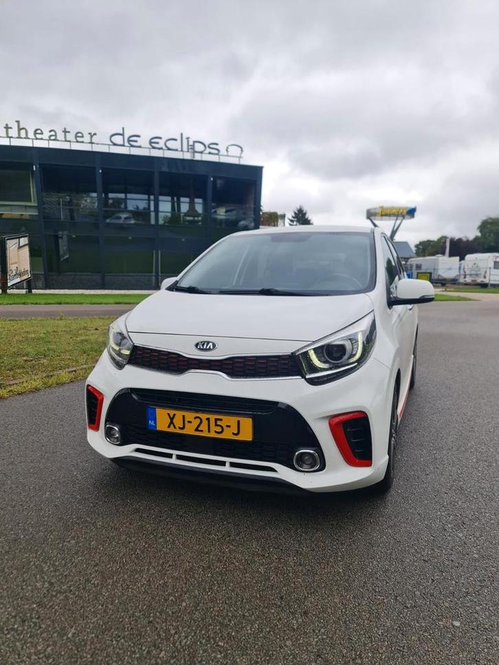 Kia Picanto 1.0 T-gdi 99 PK 5D 2019 Wit, Auto's, Kia, Particulier, Picanto, ABS, Airbags, Airconditioning, Alarm, Android Auto