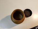 mosterdpot vintage met kunststof deksel, Huis en Inrichting, Ophalen of Verzenden