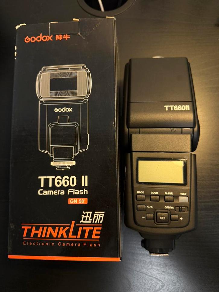 Godox Thinklite TT60 II, Audio, Tv en Foto, Fotografie | Flitsers, Zo goed als nieuw, Overige merken, Ophalen of Verzenden