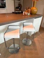 Twee design barkrukken (Lapalma Lem), Huis en Inrichting, Barkrukken, Ophalen, 60 tot 90 cm, Zo goed als nieuw, Metaal