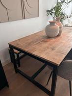 Eettafel met Bank van het merk Giga Meubel, Huis en Inrichting, Tafels | Eettafels, Ophalen, Teakhout, 200 cm of meer, 50 tot 100 cm