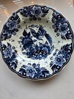 Delfts Blauw Wandbord met Vogel, Ophalen of Verzenden