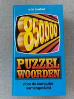 850.000 Puzzelwoorden door de computer samengesteld, Ophalen of Verzenden, Minder dan 500 stukjes, Gebruikt, Puzzelboek