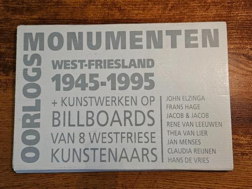 Oorlogs monumenten, west friesland 1945-1995, Verzamelen, Overige Verzamelen, Zo goed als nieuw, Ophalen of Verzenden